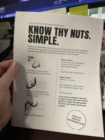 My workplace put these pamphlets out for Movember