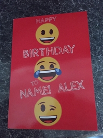 My  year old Grandmother sent me a lovely personalised Card from one of those websites