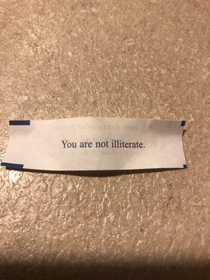 My  Year old nephew asked me to read him his fortune