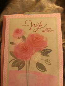 My  year old non-English speaker grandmas birthday card to me