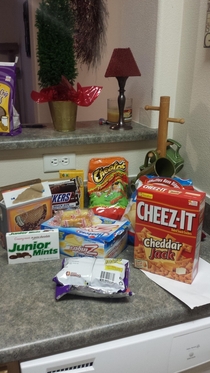 My  year old sister went grocery shopping