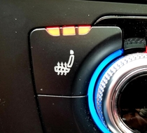 My  year old thought that this button was for butt spikes in the seat He wondered if the spikes felt good but swore he would never turn them on