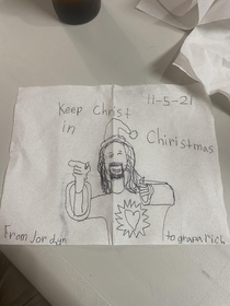 My  yo daughters rough draft for our Christmas Card