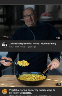 my youtube feed did a funny