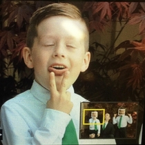 My  yr old nephew after being asked to make a funny face during my wedding photo shoot