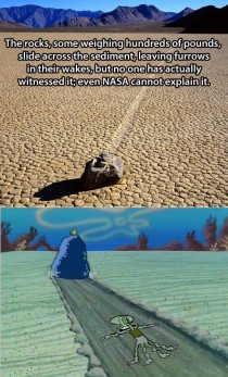 Mysterious moving rock explained