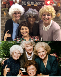 Nailed it Going as the golden girls for Halloween