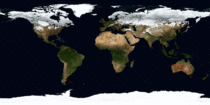 NASAs Blue Marble Next Generation an animation created using images from January to December 