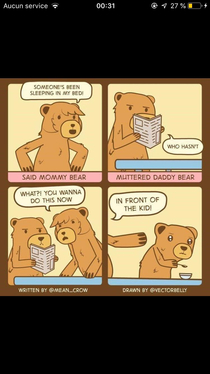 Naughty bear credit on the draw