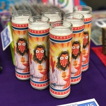 Need a true lord and savior Why not Zoidberg Candles by Kaite Clark