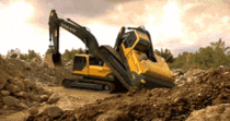 Never captured before on film here we can see the complex mating dance of the wild excavator