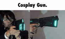 Never seen a cosplay gun like this before had to take alot of work to docrazy