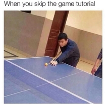 Never skip tutorials