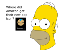 New Amazon App Icon