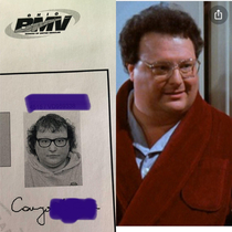 New drivers license picture is so bad I look EXACTLY like Newman Seinfeld
