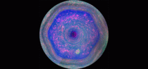 New gif of Saturns hexagonal north pole 