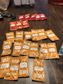 New sauce pack record at the drive through My order was for  tacos