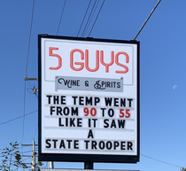 New sign at my local liquor store