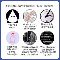 New Social Media Like buttons