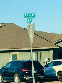 New Street Sign in My Hometown