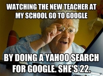 New Teacher Finds the Internet