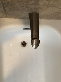 New tub faucet Afraid to drop the soap now