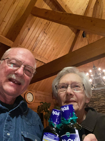 New Years NyQuil selfie from my grandparents