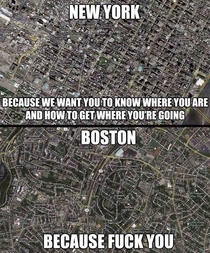 New York and Boston - The Difference