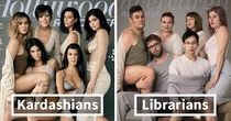 New Zealand librarians recreated a Kardashians photoshoot