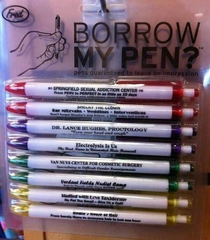 Next time you hand a pen to a Friend give them one of these