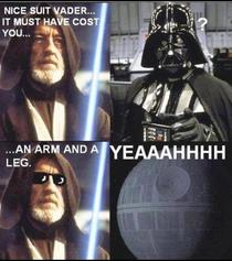 Nice suit Vader