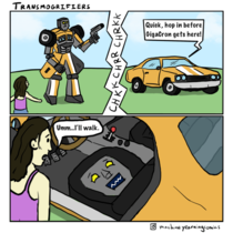 Nice try bumblebee