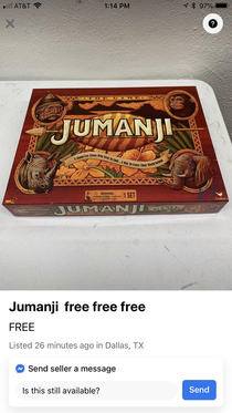 Nice try Jumanji