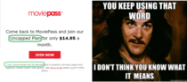 Nice try MoviePass