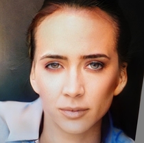 Nicholas Cage as a Woman According to Artificial Intelligence