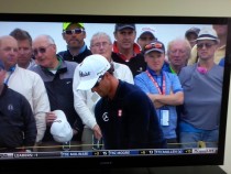 No cameras allowed at The British open No problem for this dude and his very inconspicuous pink camera