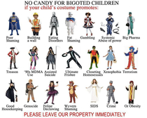 No candy for bigoted children