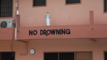 NO DROWNING