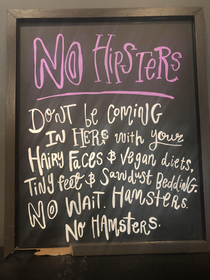 No Hipsters