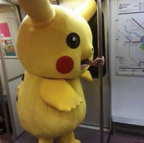 No Pikachu Dont put your tongue on that Its filthy