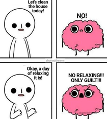 No relaxing