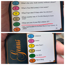 No shit Trivial Pursuit