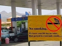 No smoking