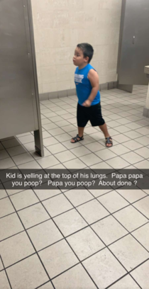 Normal day in the bathroom