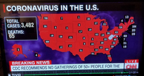 Not even the Coronavirus wants to go to West Virginia