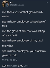 Not my milk