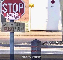 Not today vegans