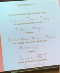 Not your average math class proof