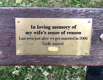 Not your average memorial plaque