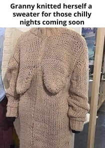 Nothing like a proper tit knit
